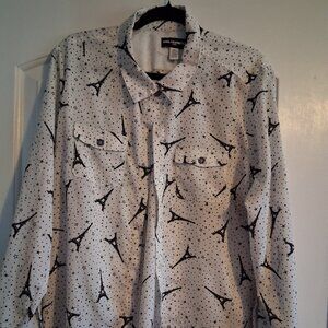 Karl Langerfeld Paris Long Sleeve Blouse